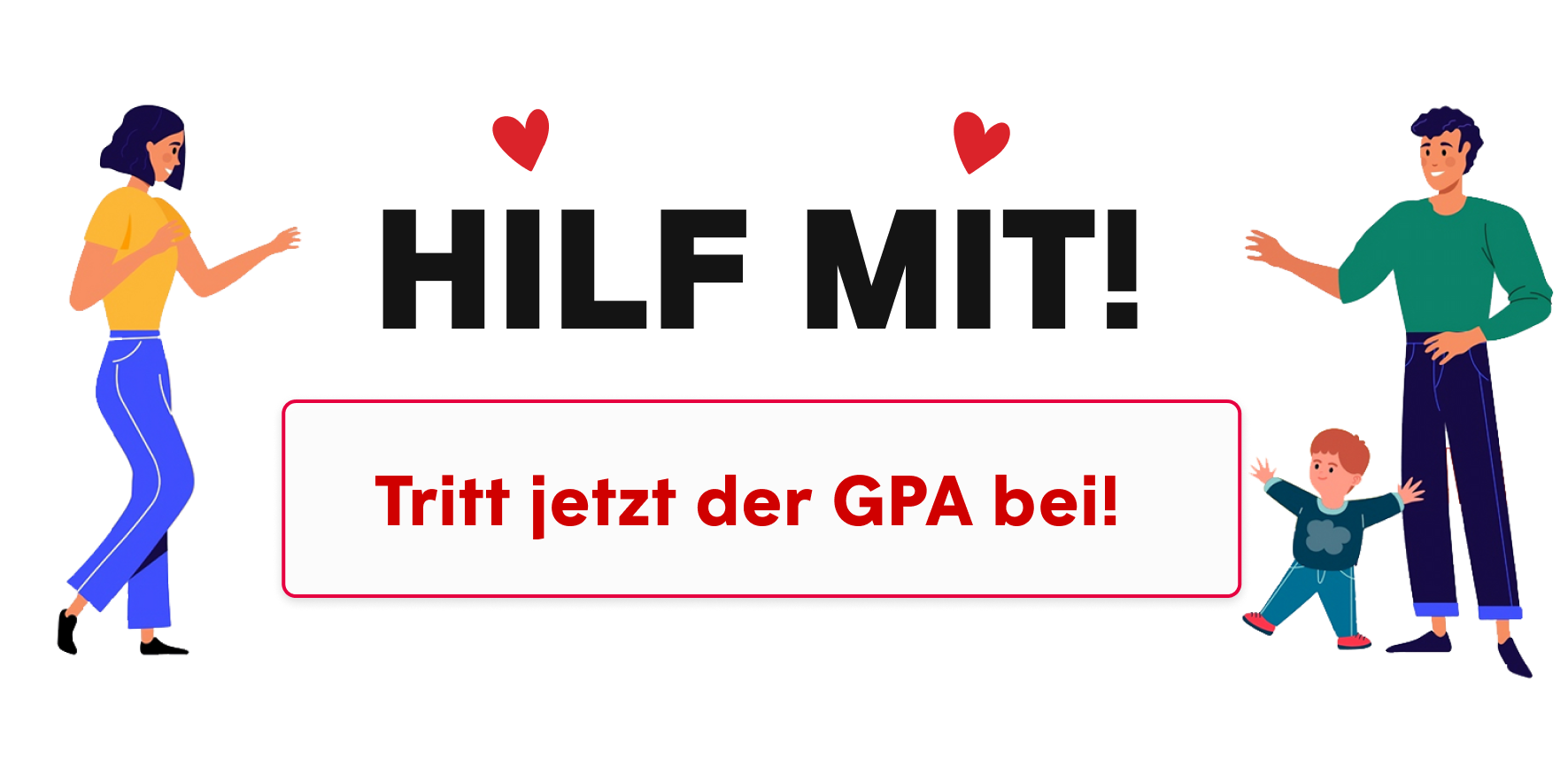 Hilf mit! Tritt jetzt der GPA bei!